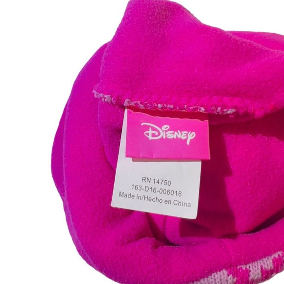 Disney Princesses Girls Knit Pink Beanie Hat Ear Covers “Dream it Do it!” - Picture 4 of 7